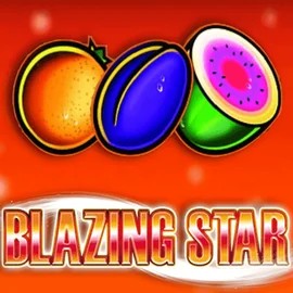 Blazing Star slot logo by Merkur Gaming at Regal Rush Casino