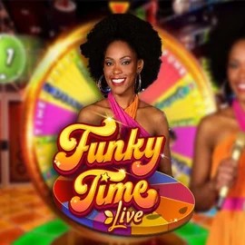 Funky Time logo – Live Casino by Evolution at Regal Rush Casino