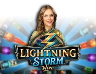 Lightning Storm game by Evolution – logo hosted on Regal Rush Casino