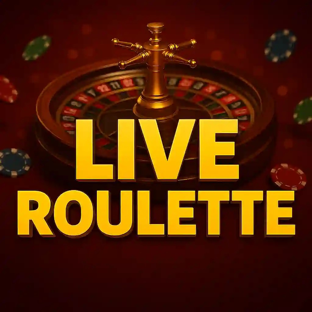 Live Roulette slot icon by Evolution, available at Regal Rush Casino