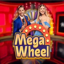 Mega Wheel slot logo by Pragmatic Play at Regal Rush Casino