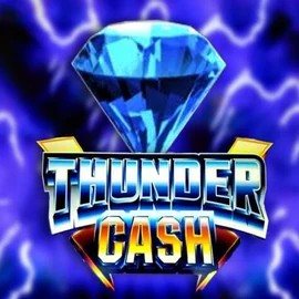 Thunder Cash online game logo by Novomatic on regalrushcasino.eu