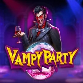 Vampy Party slot logo by Pragmatic Play at Regal Rush Casino