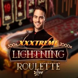 XXXtreme Lightning Roulette logo by Evolution at Regal Rush Casino